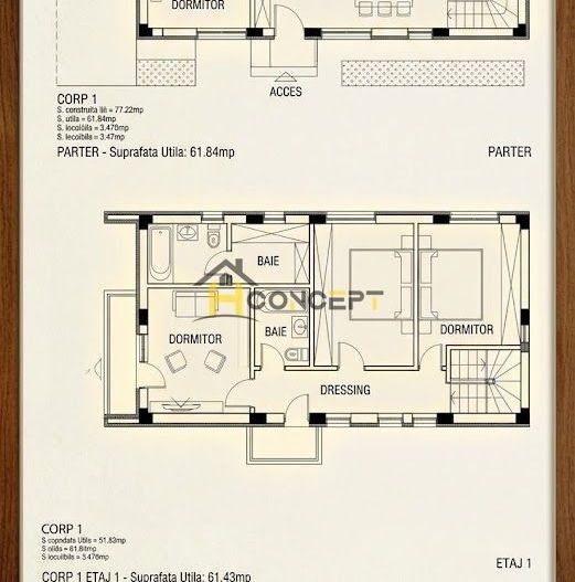 Vila cu 5 camere, P+1, Popesti Leordeni,  comision 0% - Poză 7