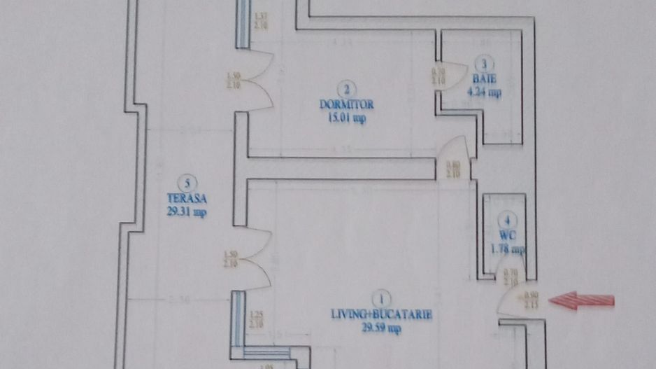 Vanzare apartament 2 camere, 80mp, 2 bai, in Edenia Titan - Poză 10