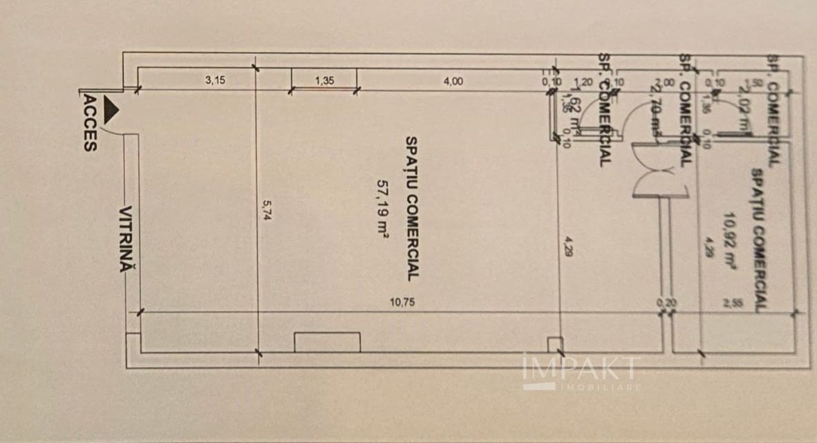 De inchiriat spatiu comercial cu vad zona Zorilor - Poză 2