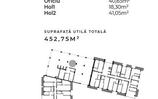 Spațiu birou de vânzare Etaj 4 Mărăști Fabricii 452 mp - Poză 2