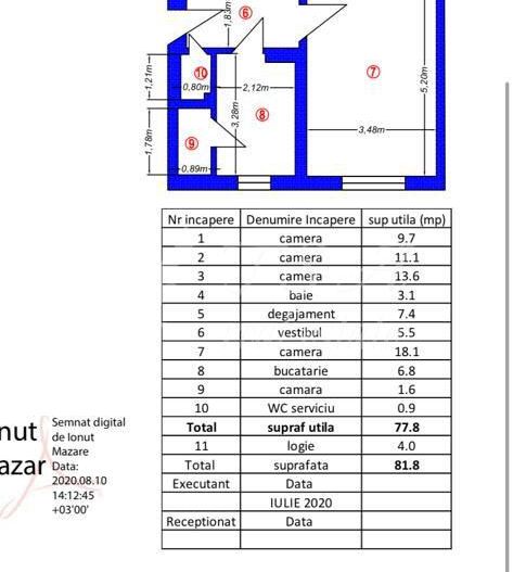 Apartament 4 camere Titan - Poză 10