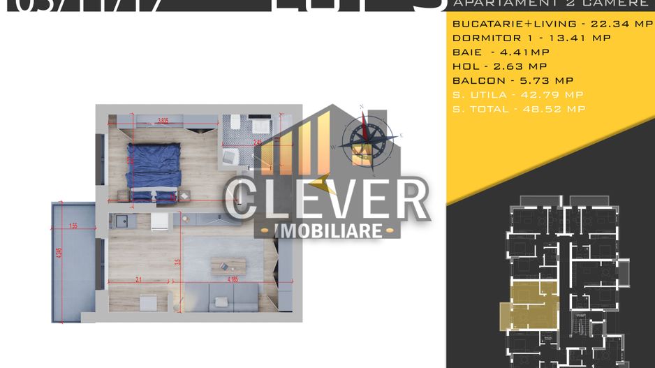 Apartament 2 Camere Finalizat Th. Pallady Metrou N. Teclu - Poză 1