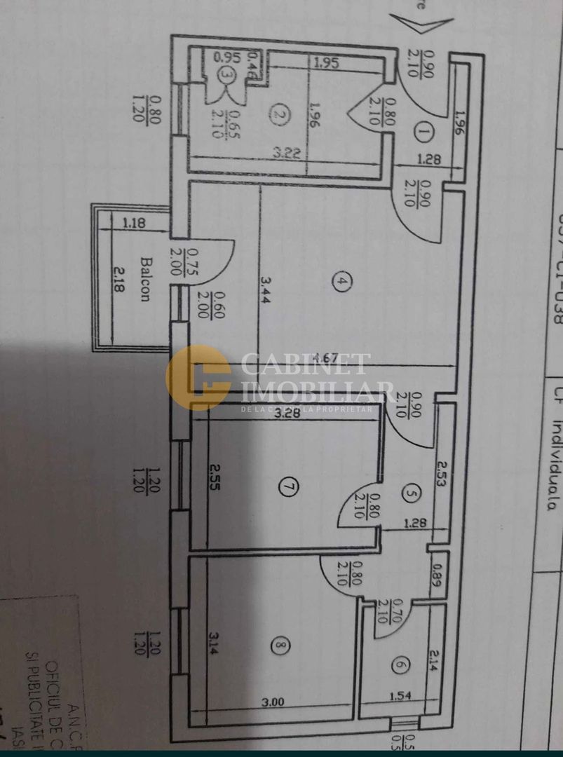 3 camere - Mobilat/Utilat - Etaj 4 (Cu pod izolat) - Zona Dacia - Poză 9