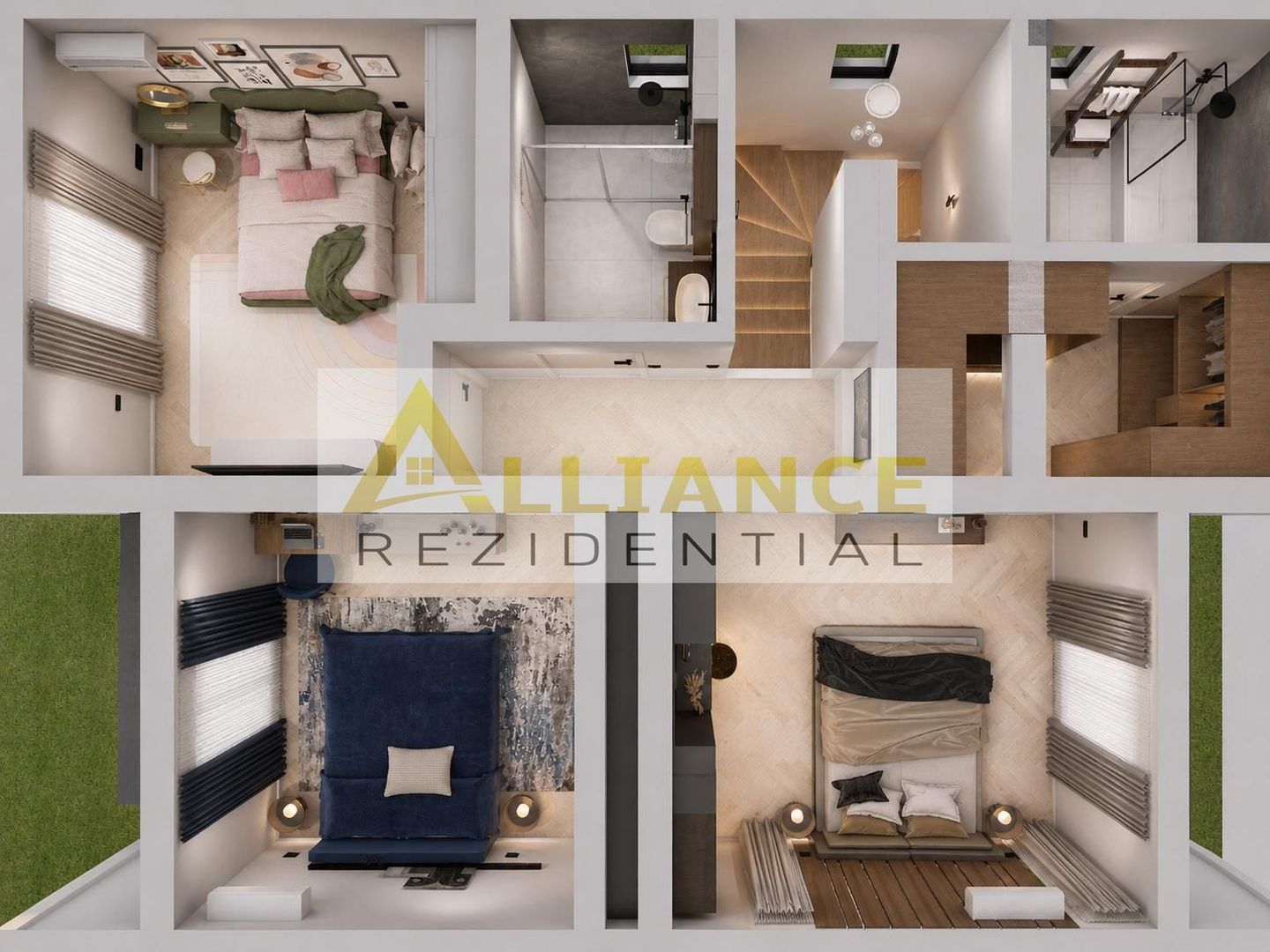 Casa Individuala - 4 camere - 3 bai - 355mp teren - Poză 34