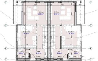 Duplex semifinisat cu 4 camere în Sânnicoara - Poză 12