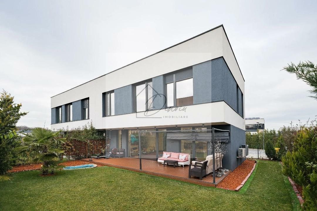 Vila pasiva (verde) de lux 4 camere Complex Amber Gardens Tunari - Poză 25