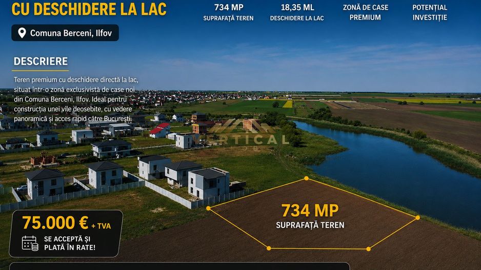Locul Perfect pentru Casa Ta! Teren Exclusivist pe Malul Lacului - Poză 1