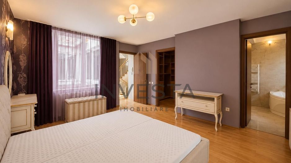 Casa de 360 mp cu sauna si garaj dublu de inchiriat in zona Buna Ziua - Poză 12