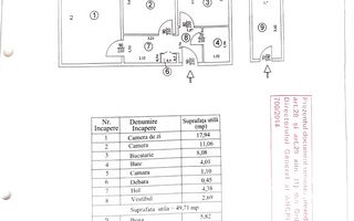 Apartament 2 Camere – Drumul Taberei - Aleea Parva nr.1 - Schiță 12