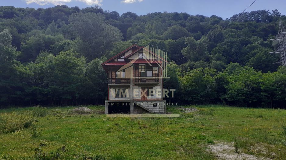 VILA 8 CAMERE, TEREN 5000 MP CAMPULUNG, APA SARATA - Poză 1