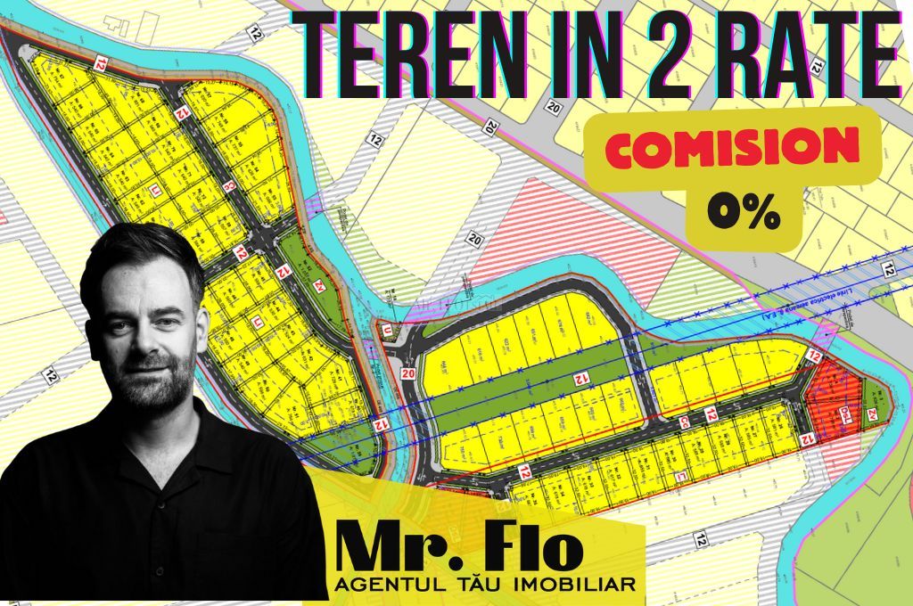 Teren in 2 rate de vanzare Scalaz - COMISION 0 - Poză 1