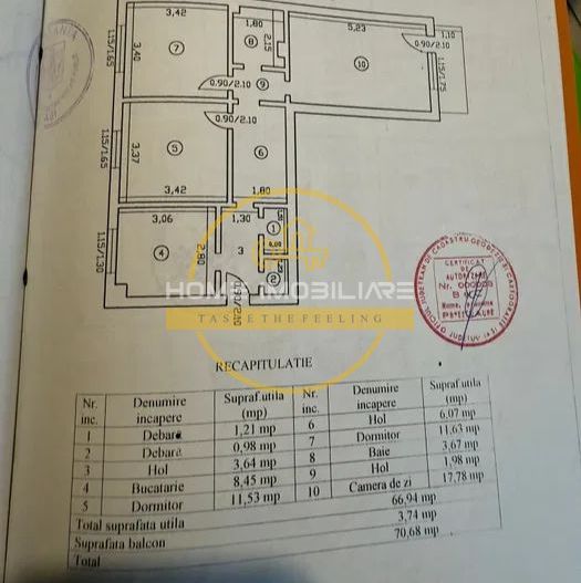 🏡 Apartament 3 camere decomandat – zona Mircea cel Bătrân 📍 - Poză 8