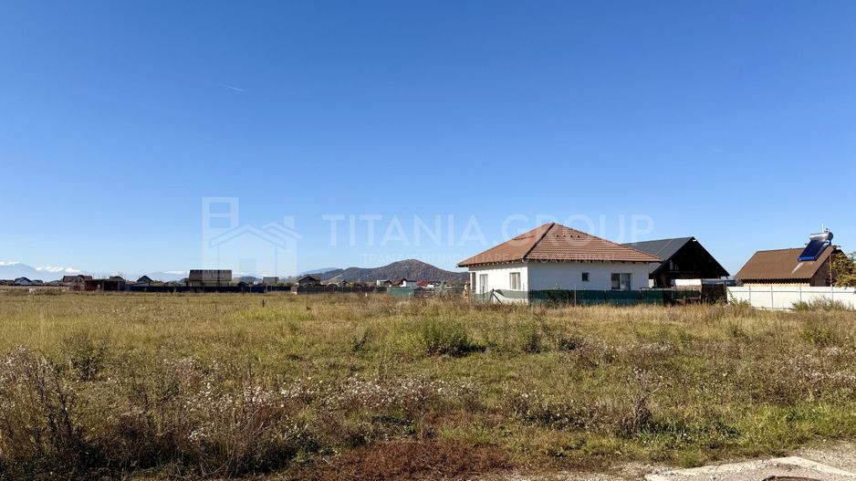 Teren intravilan, PUZ aprobat, 800 mp, cu utilități, Harman - Poză 2