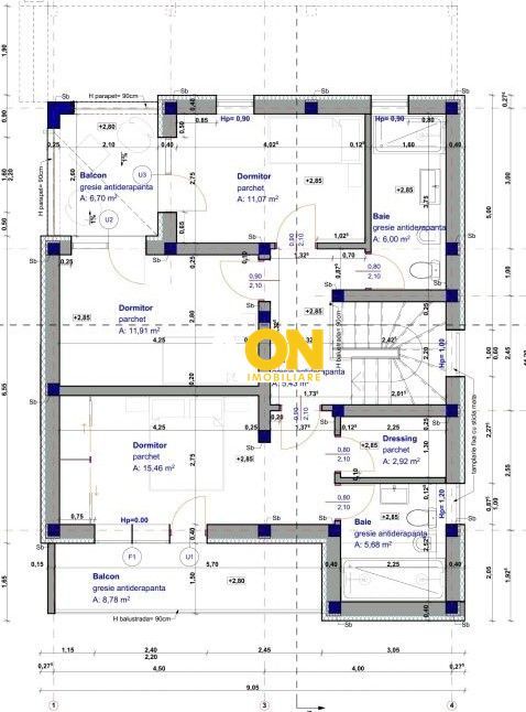 Casa 4 camere, 355 mp teren,  Alba -Micesti - Schiță 20