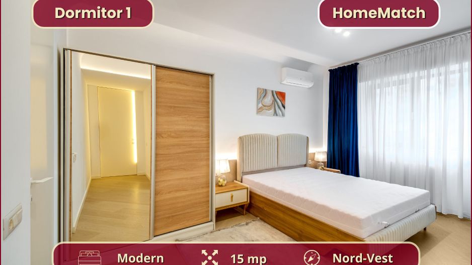 Cortina North || 2 dormitoare || Finisaje de lux || Comision 0 - Poză 6