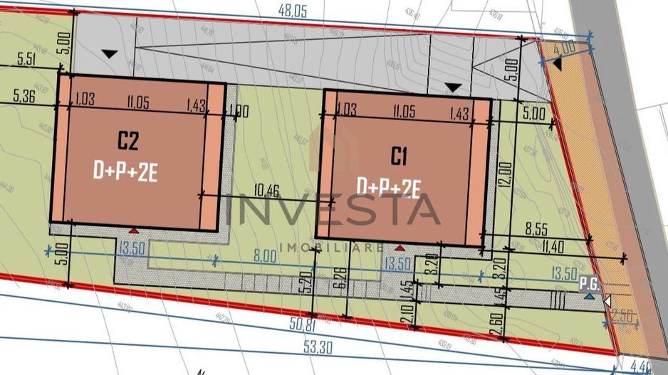 Apartament 4 camere,  127 mp,  Etaj 1 in imobil tip vila! - Schiță 6