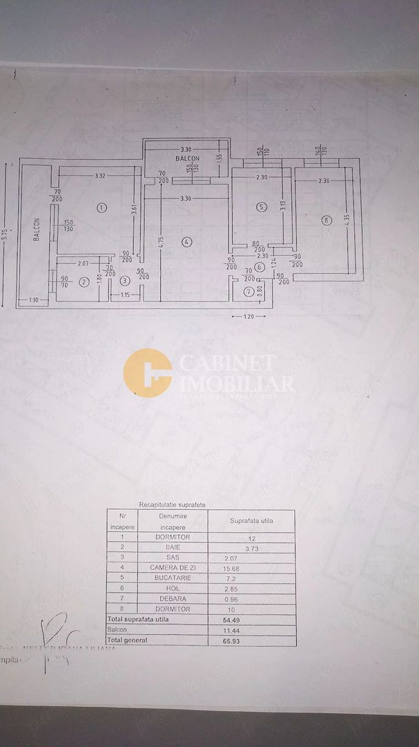 PODU ROS - 3 CAMERE - ETAJUL 2 - MOBILAT SI UTILAT - Poză 9