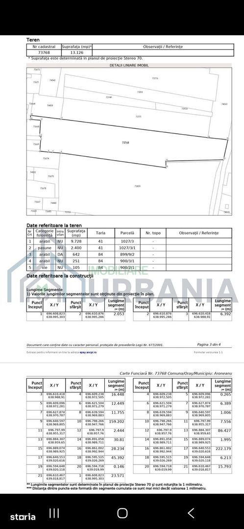 Teren extravilan parcelabil de 9.300 mp în Dorobanți/Aroneanu, aproape de Baza Nautică - Poză 6