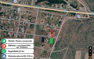 Teren pentru Construcție – 12 Ari în Țînțăreni, Anenii Noi