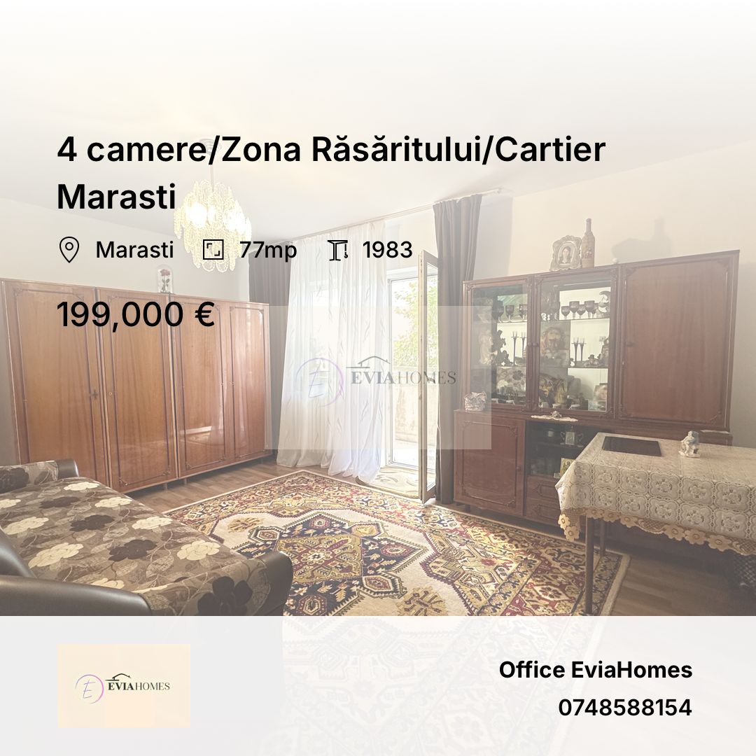 4 camere/Zona Răsăritului/Cartier Marasti - Poză 1