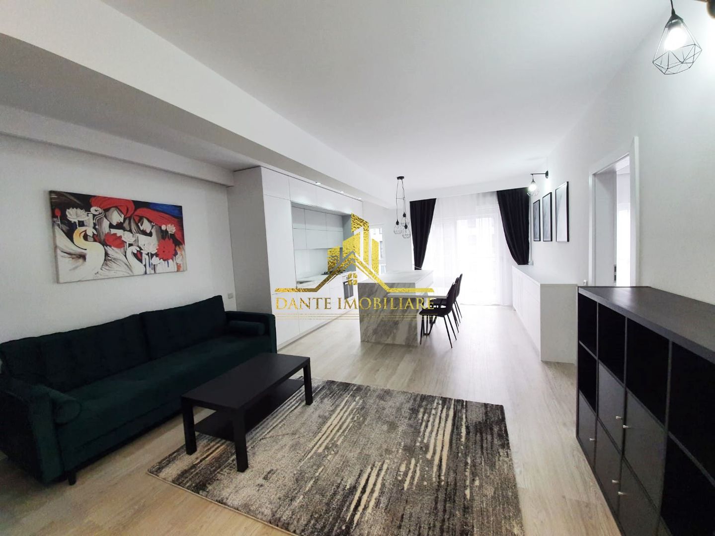 2 camere, mobilat modern, bloc nou, balcon, parcare, zona Marasti - Poză 9