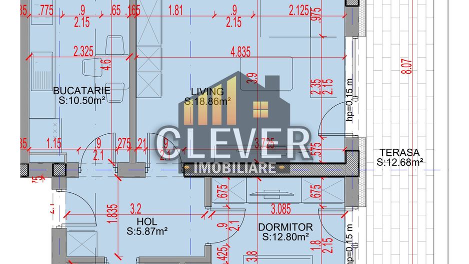 Apartament 2 camere decomandat Pallady, Oferta Parcare, Comision 0% - Schiță 11