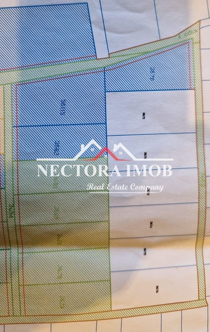 NECTORA IMOB-3 PARCELE DE 900,1056,1350 mp, Zona Paleu, limita Oradea - Poză 2