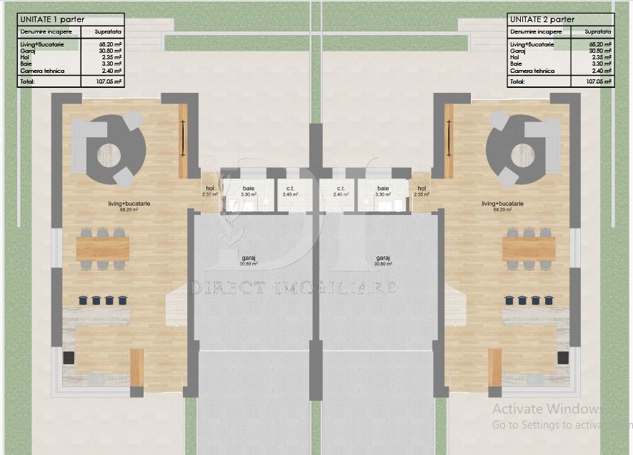 Teren cu autorizatie de constructie duplex in Feleacu / Cluj - Poză 23