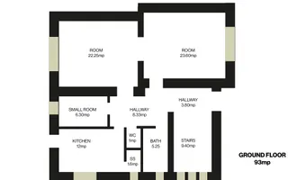 Casa individuala, 224 mp utili, teren 414 mp, zona Aviator Badescu! - Schiță 23