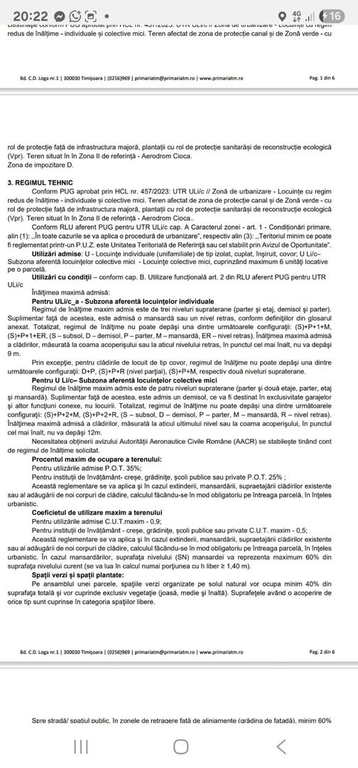 5876 MP , RONAT , TEREN INTRAVILAN - Poză 5