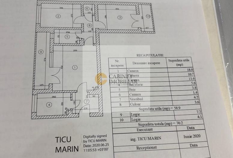 3 Camere - 71MP | Reabilitat | 3/9 | M Gorjului la 8 minute - Schiță 16