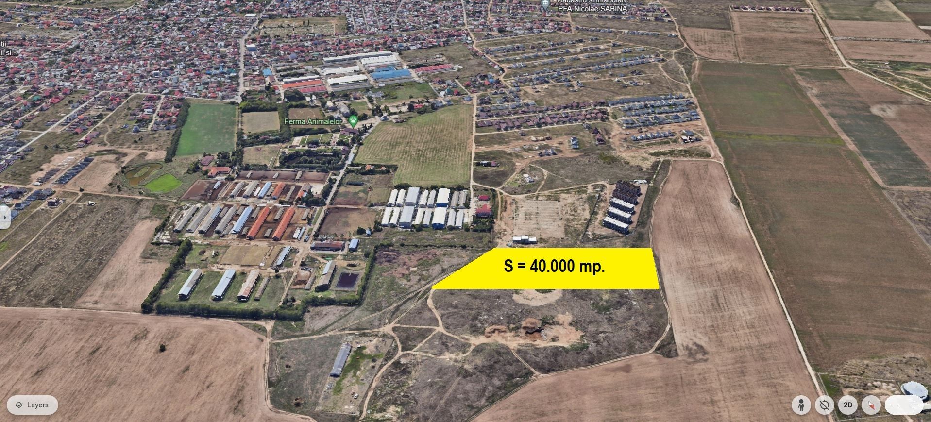 Unicat ! PANTELIMON, langa Ferma Animalelor, 40.000 mp. teren intravilan - Poză 4