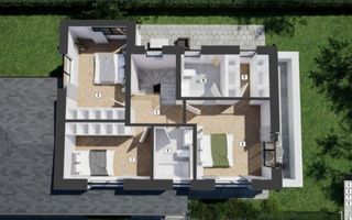 Casa individula, zona Primariei Floresti - Schiță 9