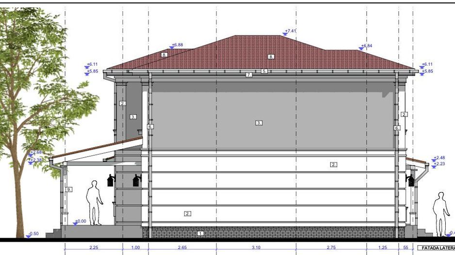 Duplex despartit prin camera tehnica, 3 dormitoare, Mosnita Noua - Poză 12