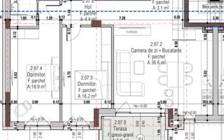 Apartament cu 3 camere, imobil nou pe strada Constantin Brancusi! - Schiță 2
