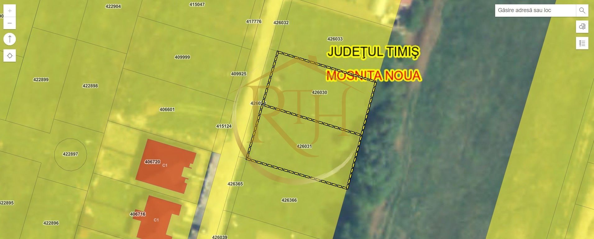 Oferim spre vanzare 2 parcele de teren, Mosina Noua vis-a-vis de Mega Image - Poză 1
