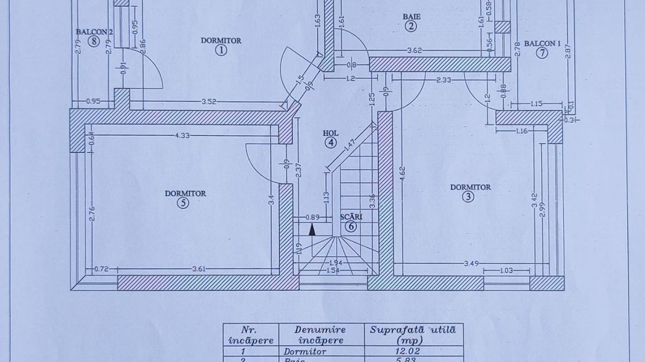 VANZARE DUPLEX 5 CAMERE | BALOTESTI | CURTE PRIVATA - Schiță 15