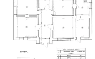INCHIRIERE SPATIU COMERCIAL IN VILA -PARTER | UNIRII | 124MP | PARCARE - Schiță 15