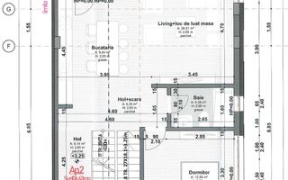 Apartament in vila! 4 camere, 106.67 mp+24 mp terasa! - Schiță 8