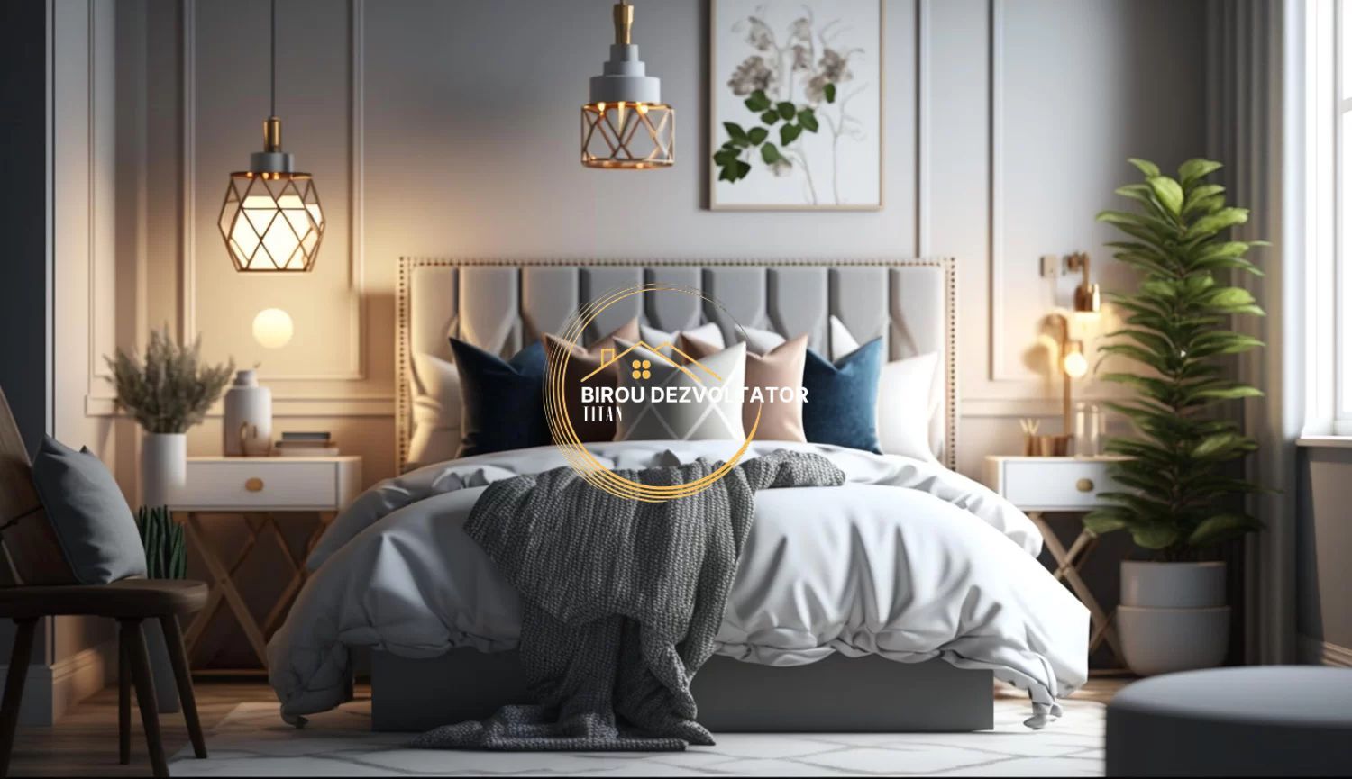 3 camere luminos Decomandat Ansamblu premium Fotovoltaice A+ Pallady - Poză 6