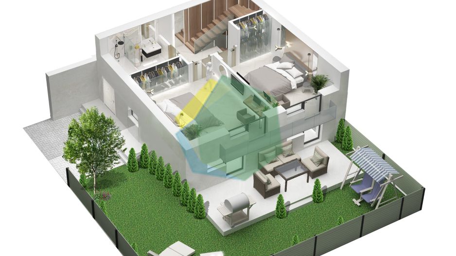 Vila urbana finalizata - te poti muta imediat. Comision 0 - Poză 14