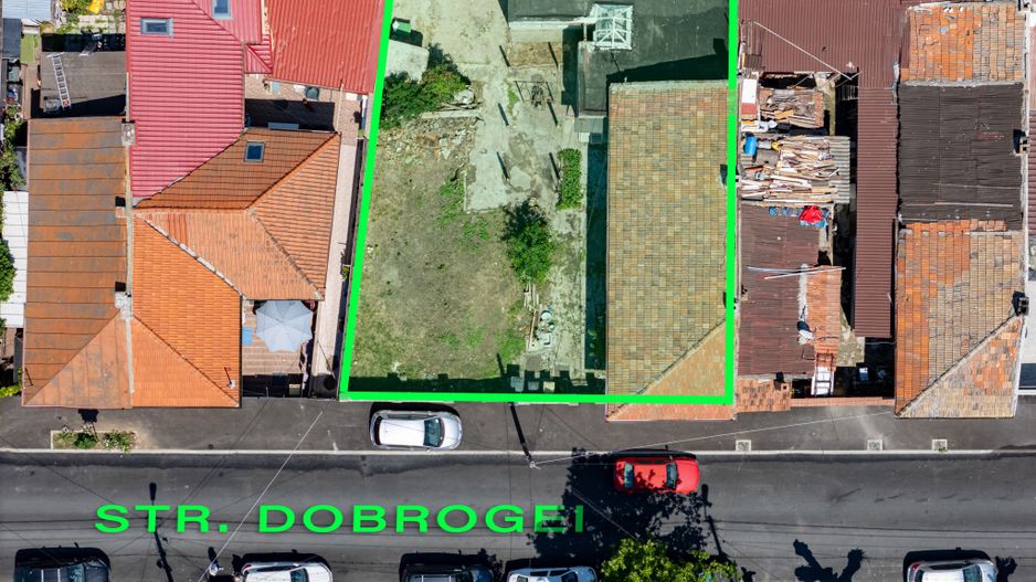 Teren 339 mp, orientare Sud | Deschidere 17,69 m | Str Dobrogei nr. 42 - Poză 5
