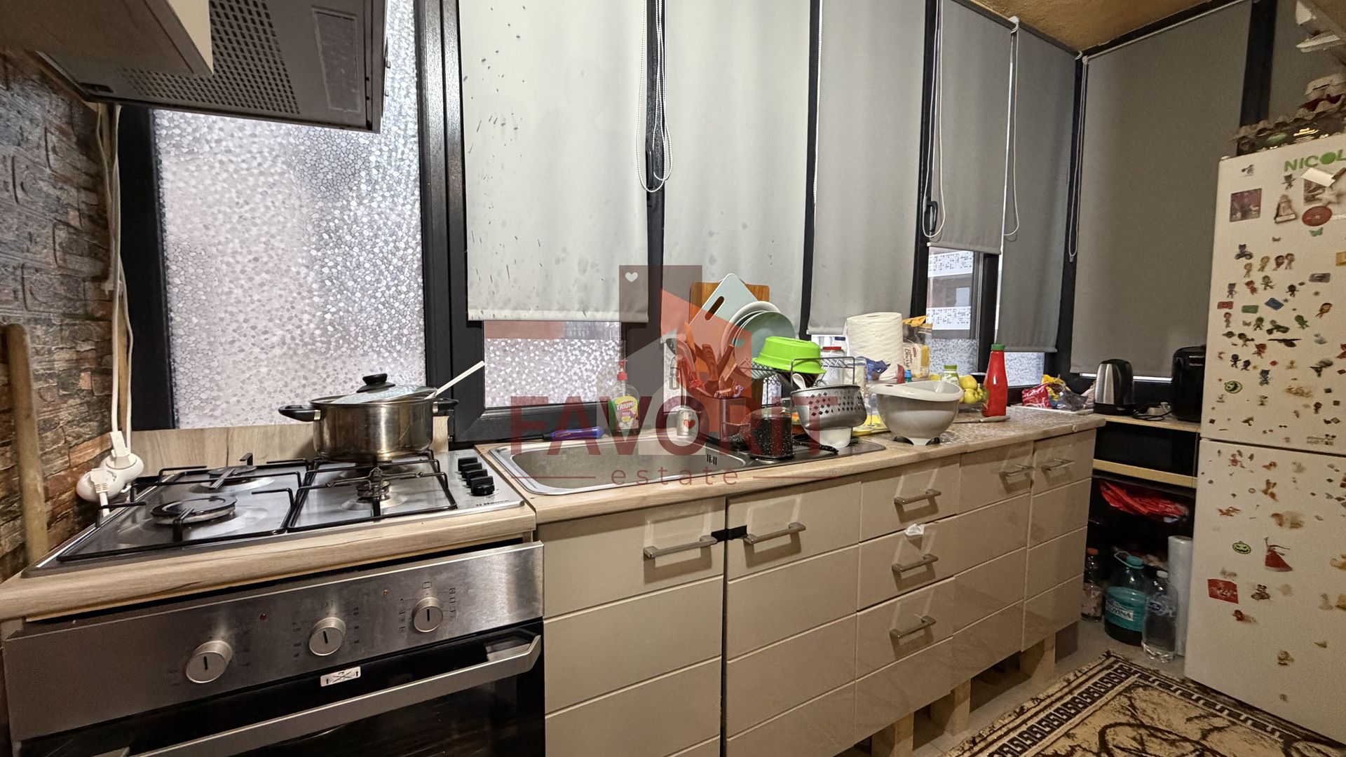 3 camere | Etaj 1 | Decomandat | Mobilat | in spate la Lidl | Asfalt | - Poză 11