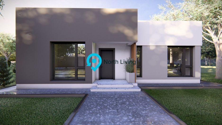 Casă modernă la roșu– Domnești, 500 mp teren - Poză 1