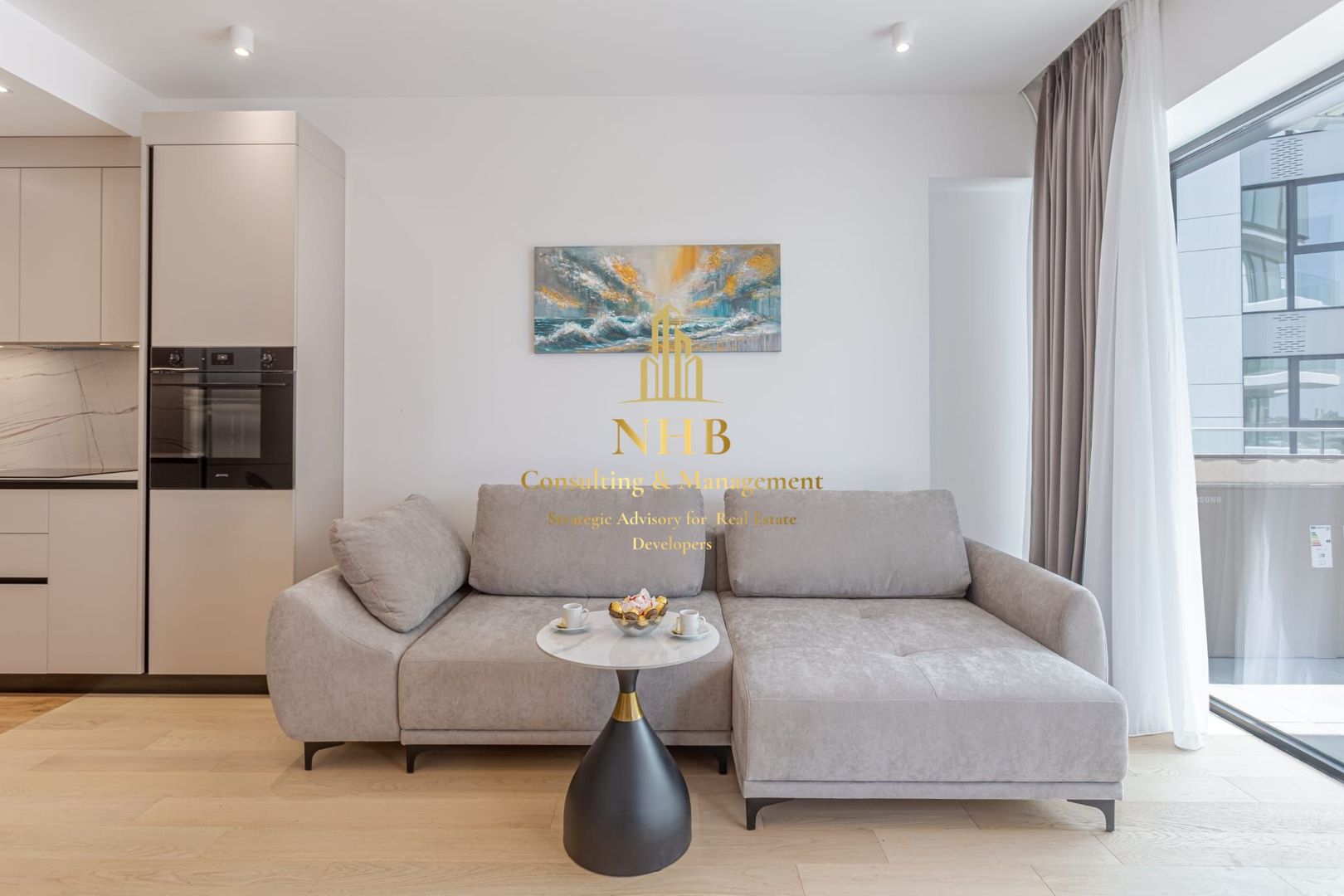 Apartament 2 camere  Nou cu Vedere la Lac – One Lake Club, Etaj 6 | Terasă 10 mp - Poză 13