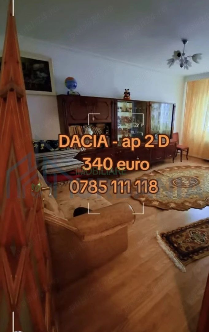 Apartament 2 camere, Alexandru cel Bun, Dacia, Iași - 340 EUR - Poză 1