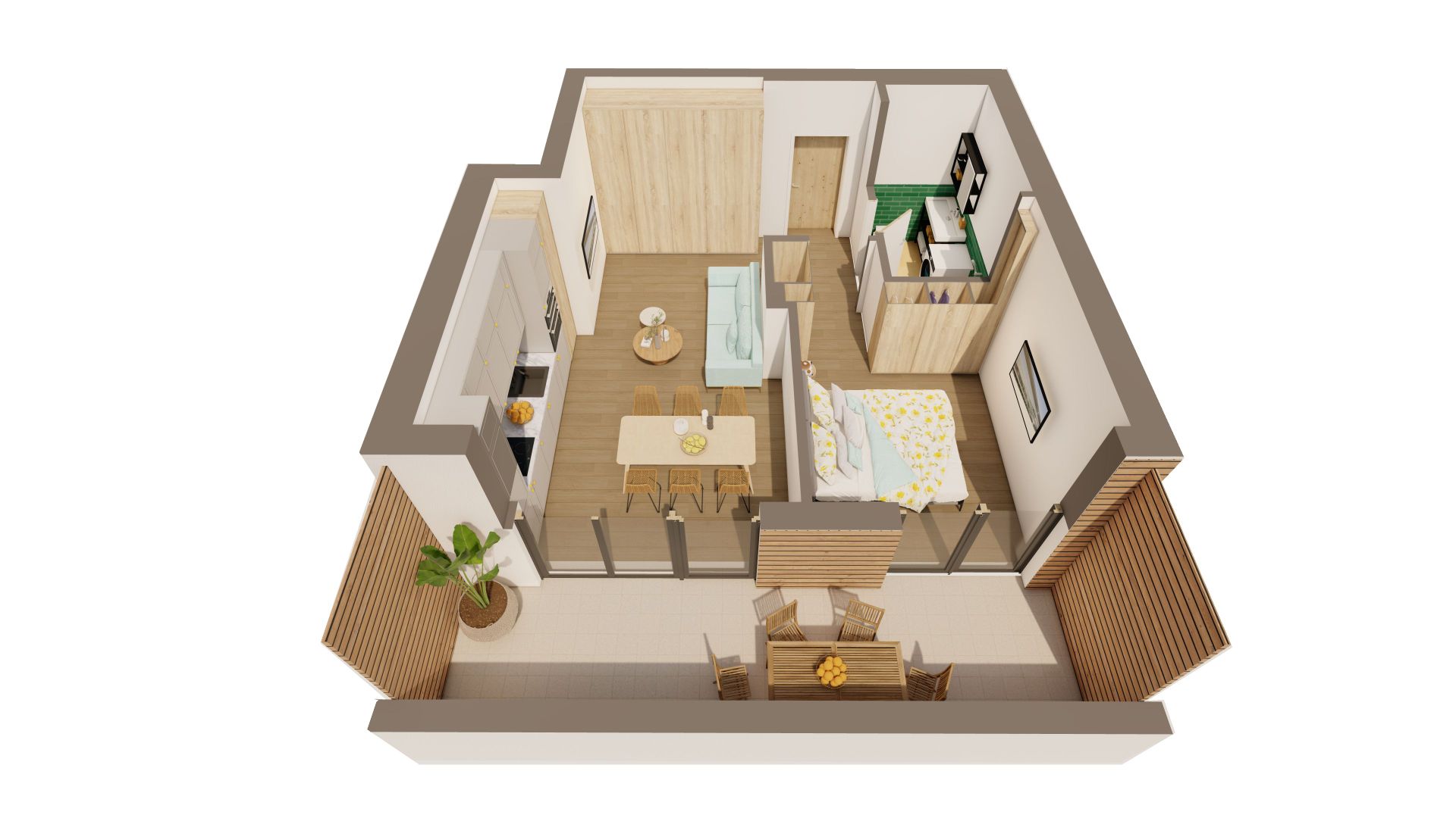 Apartament NOU - 2 camere -Penthouse- ARED - direct de la dezvoltator - Poză 3