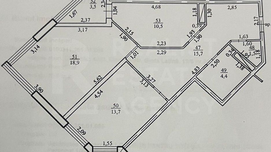 Vânzare, apartament, 3 camere , strada Ginta Latină, Ciocana - Poză 3