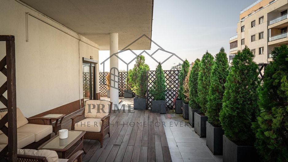 PENTHOUSE LUXOS CU TERASA DE 150 MP LA  INCHIRIERE LANGA HERASTRAU - Poză 9