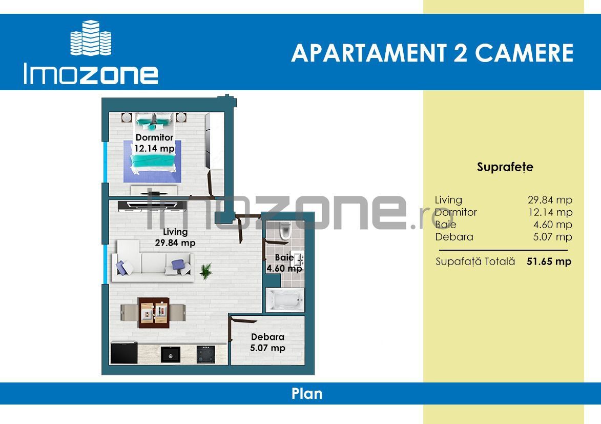 DRUMUL TABEREI - STUDIO/2 CAMERE,  BLOC FINALIZAT, LIFT! - Poză 3